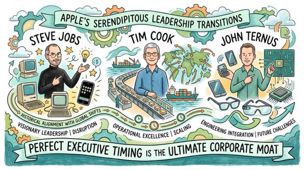 Apple's Serendipitous Leadership Transitions