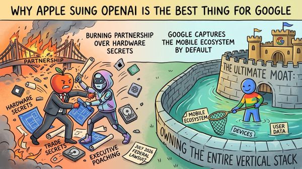 Why Apple Suing OpenAI is the Best Thing for Google