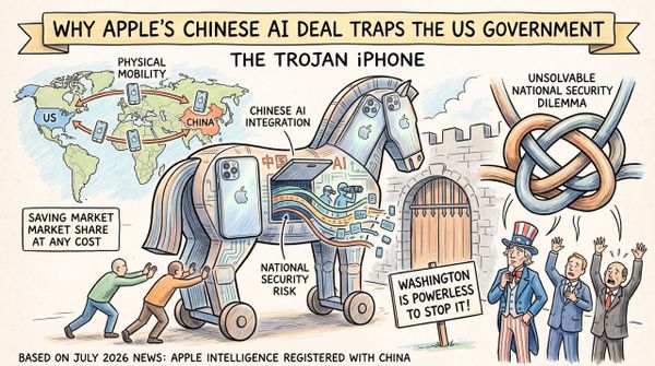 Why Apple’s Chinese AI Deal Traps the US Government: The Trojan iPhone