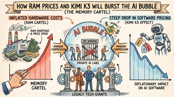 How RAM Prices and Kimi K3 Will Burst the AI Bubble (The Memory Cartel)