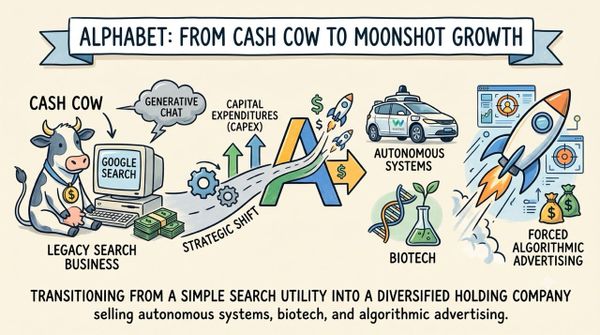 Alphabet: From Cash Cow to Moonshot Growth