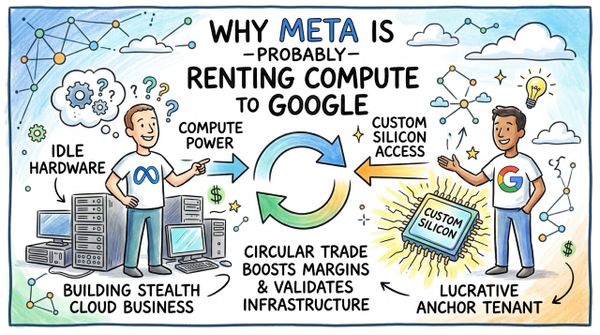 Why Meta is -Probably- Renting Compute to Google