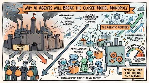 Why AI Agents Will Break the Closed Model Monopoly (The Agentic Refinery)