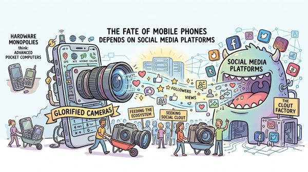 The Fate of Mobile Phones Depends on Social Media Platforms