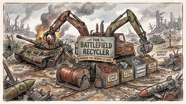 The Battlefield Recycler: Mining the Debris of War