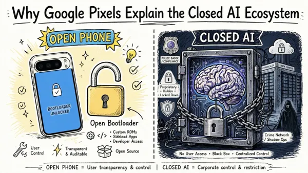 Why Google (and Graphene OS) Pixels Explain the Closed AI Ecosystem
