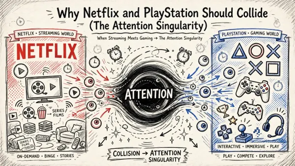 Why Netflix and PlayStation Should Collide (The Attention Singularity)