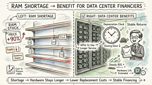The RAM Shortage That Saves Data Center Investors?