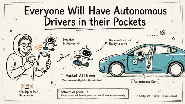 Everyone Will Have Autonomous Drivers In Their Pockets