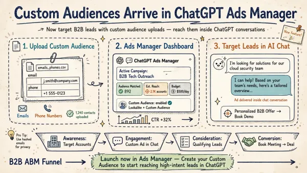 Custom Audiences Arrive in ChatGPT: The New ABM Frontier