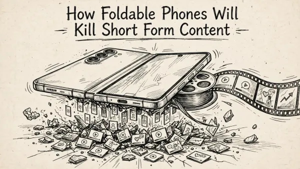 How Foldable Phones Will Kill Short Form Content