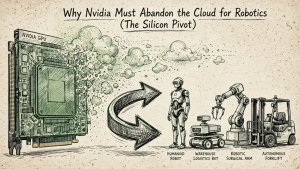 Why Nvidia Must Abandon the Cloud for Robotics (The Silicon Pivot)