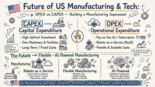The Future of US Manufacturing and Tech: OPEX vs CAPEX