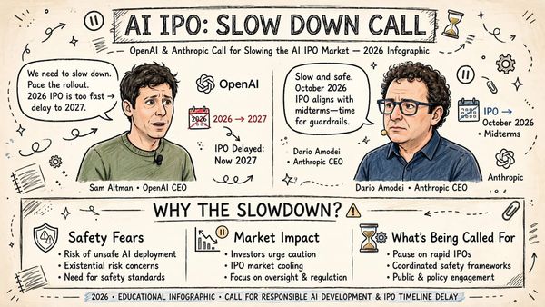 Why OpenAI and Anthropic Want to Pause AI Right Now: When the IPO Window Closes (The Slowdown Bluff)