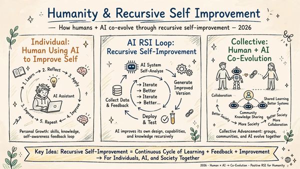 Humanity and Recursive Self Improvement