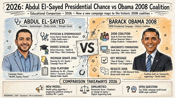Could Abdul El-Sayed Become a President One Day (like Obama did)?