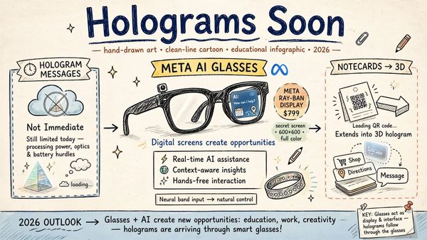 Title: Holograms Soon (Thanks to Smart Glasses)