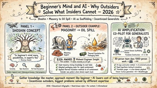 Beginner's Mind and AI: Why Outsiders Solve What Insiders Cannot