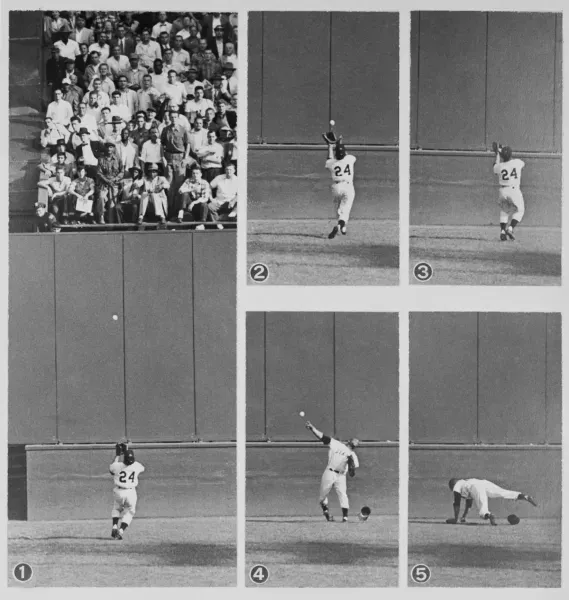 Willie Mays catch