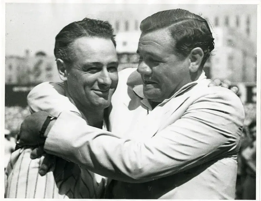 Babe Ruth and Lou Gehrig
