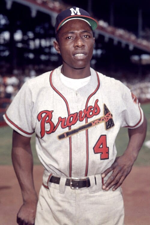 Aaron in Milwaukee, 1957