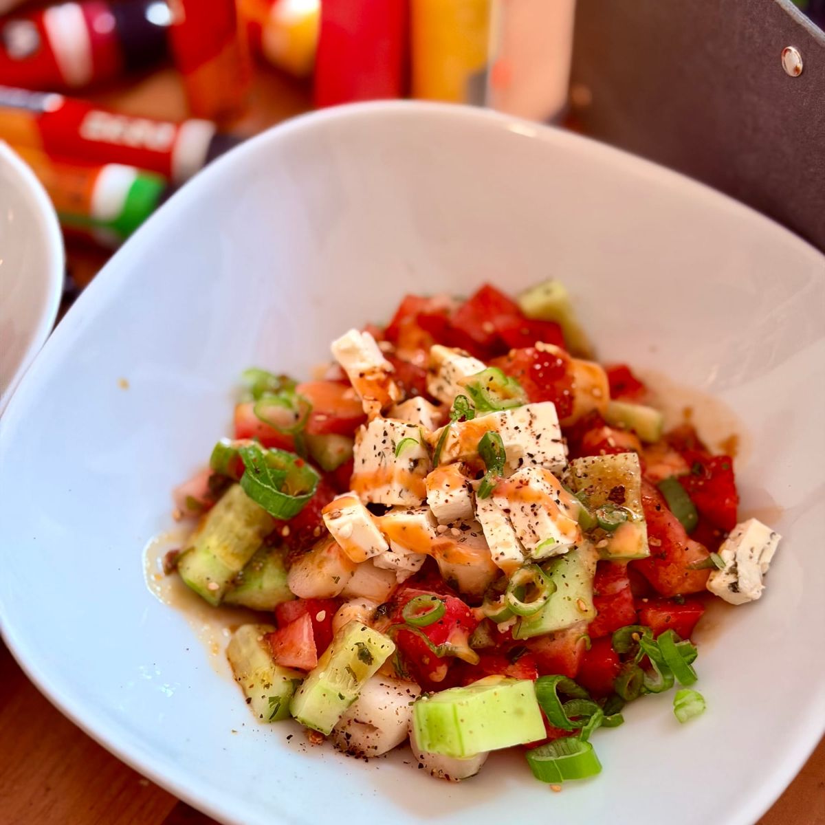 Melonen-Feta-Salat - meine Interpretation