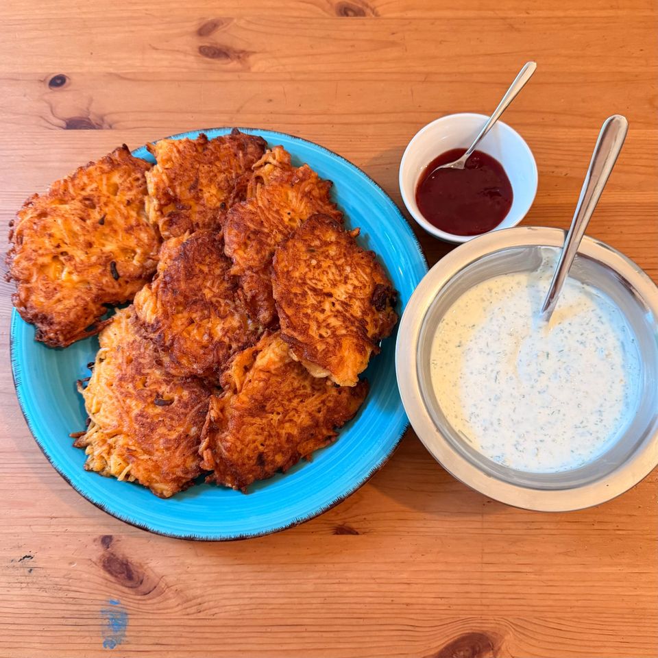 Das große Fressen: Pseudo-Frittata mit Kräuterghurt und Marmelade