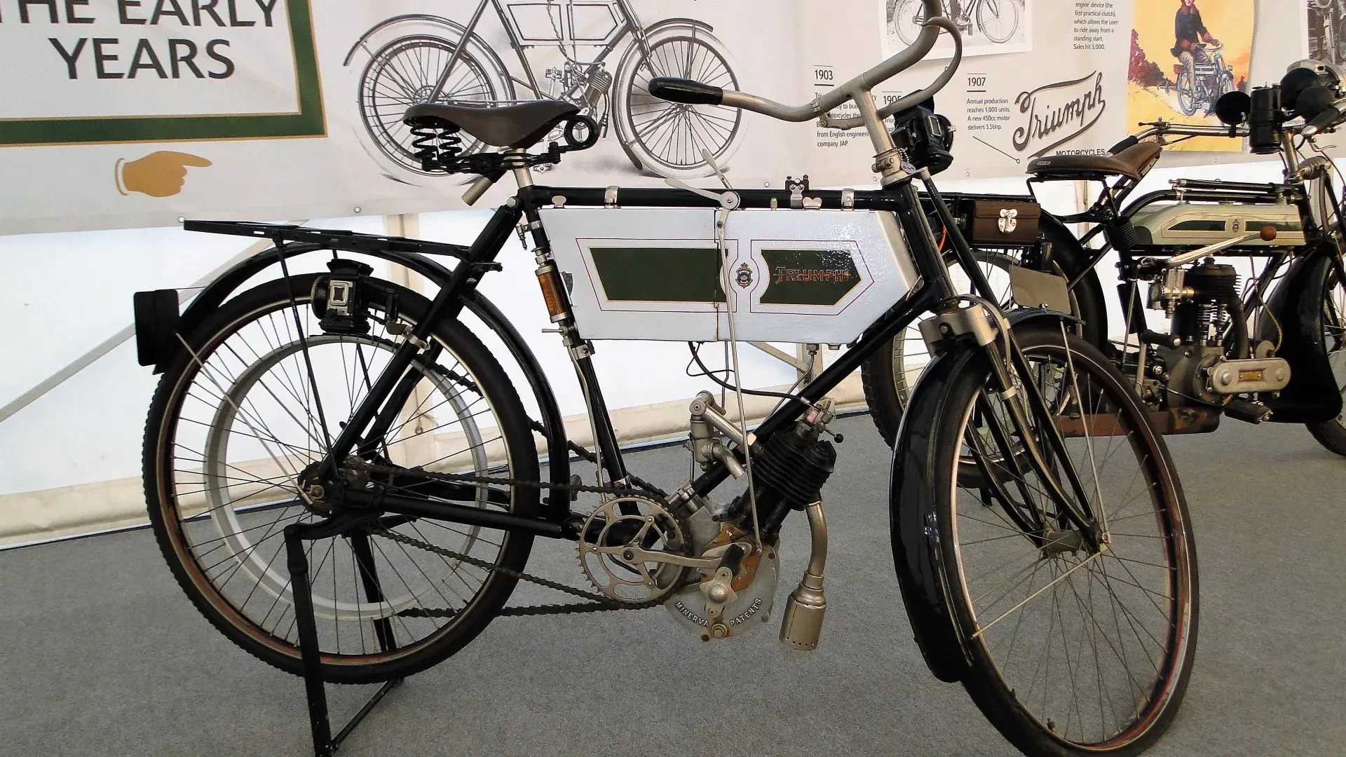 Η πρώτη μοτοσυκλέτα της Triumph