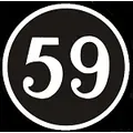 Λογότυπο 59 Club, ιστορική λέσχη μοτοσυκλετιστών στη Βρετανία