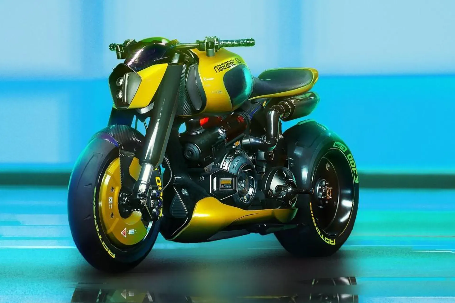 Keanu Reeves και ARCH μοτοσυκλέτα στο Cyberpunk 2077