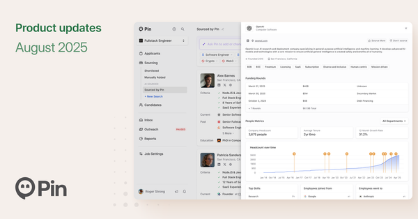 August 2025 Product Updates