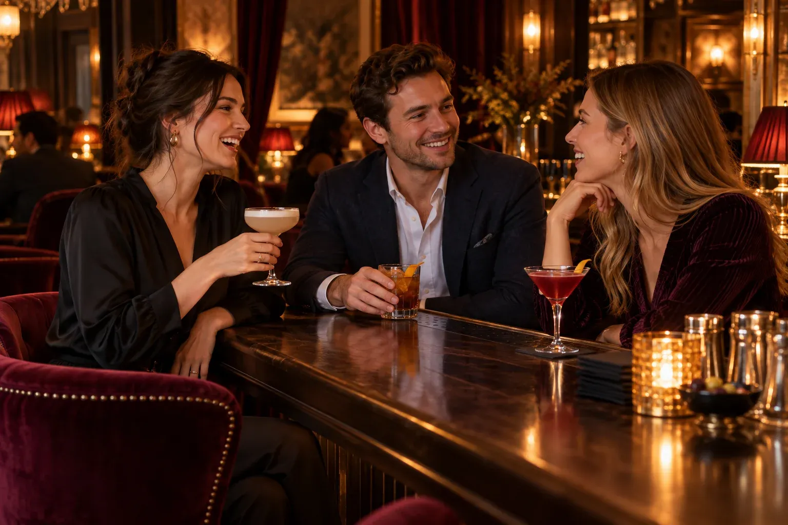 Low light, good company and an evening with room to unfold. — partner profile previewnstration