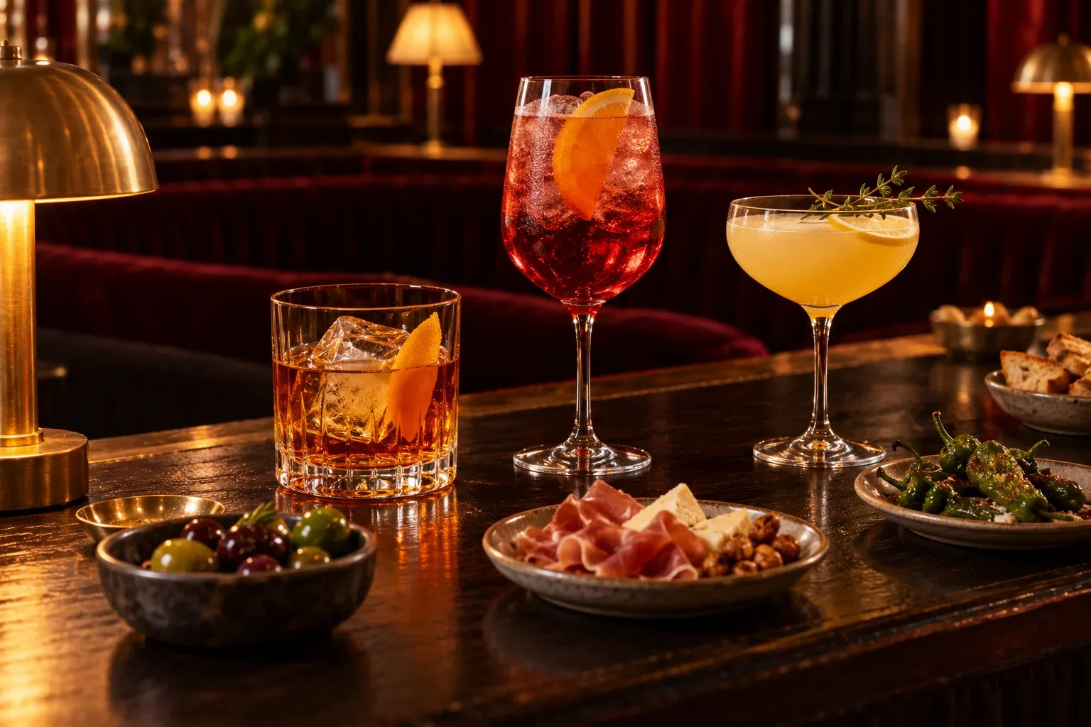 Smoked orange old fashioned — partner profile preview
