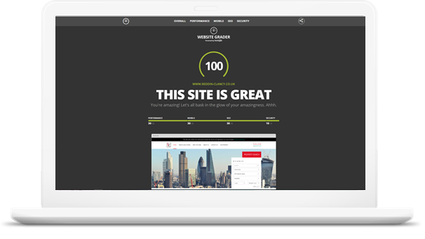 Website grader Reddin clancy