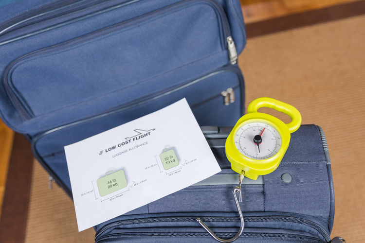 Scale luggage and low-cost airline measurement requirements.