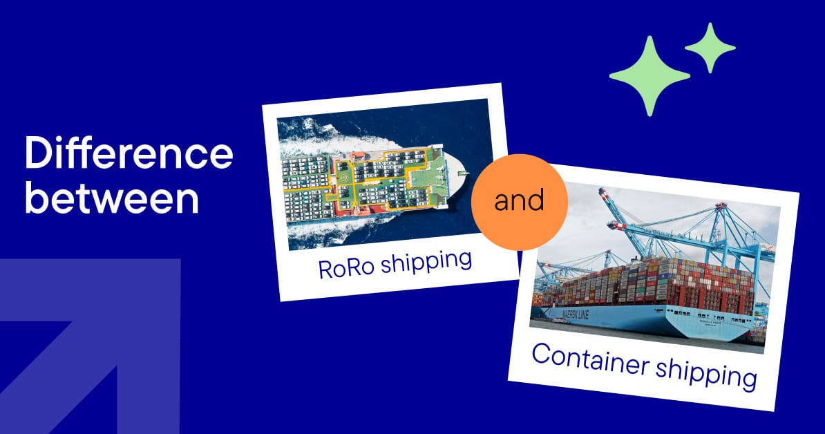 Difference between RoRo and Container Shipping