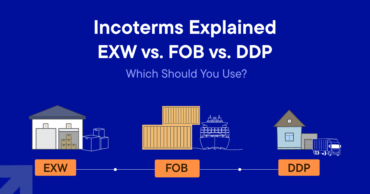 Incoterms Explained: EXW vs. FOB vs. DDP, Which Should You Use?