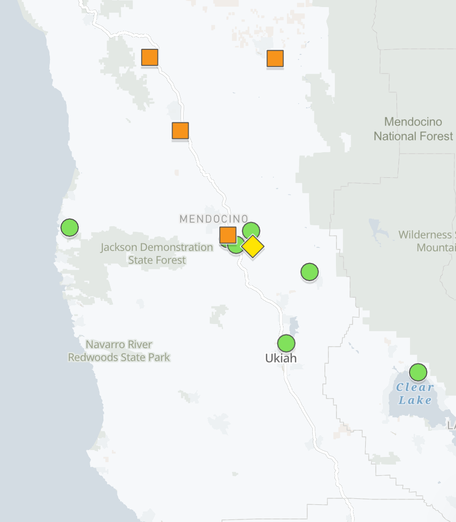 Magnitude 5.6 Earthquake Strikes Near Redwood Valley, Leads to Power Outages