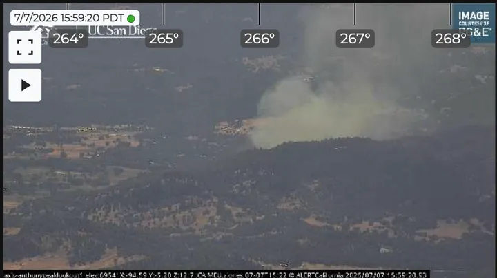 Agency Fire Burning in Covelo