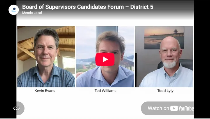 Mendo Local Candidates Forum: Board of Supervisors District Five