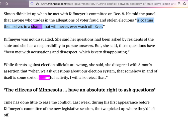 Open Comments to SOS Proposed Rules