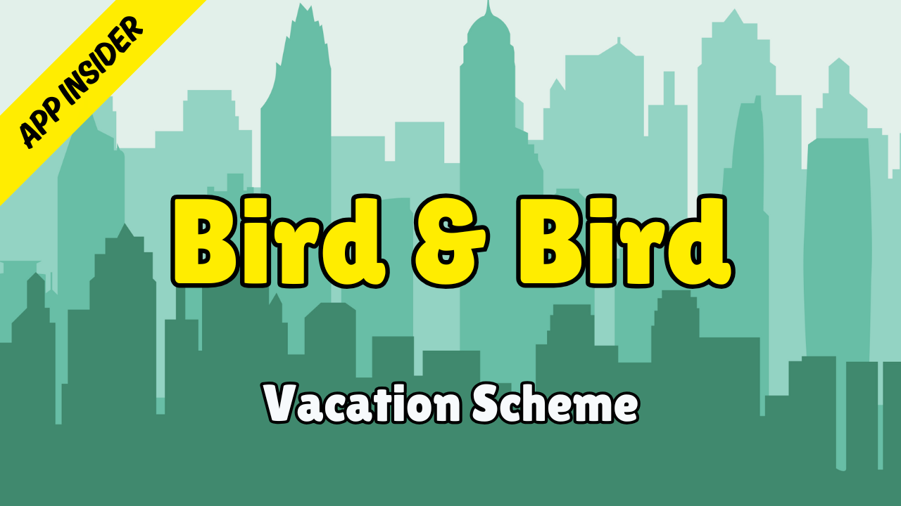 Bird & Bird - Application Insider (Vacation Scheme 2026)