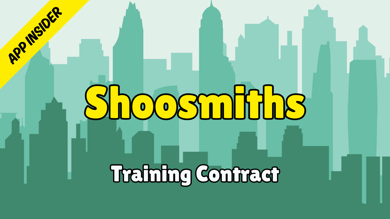 Shoosmiths - Application Insider (Training Contract 2028)