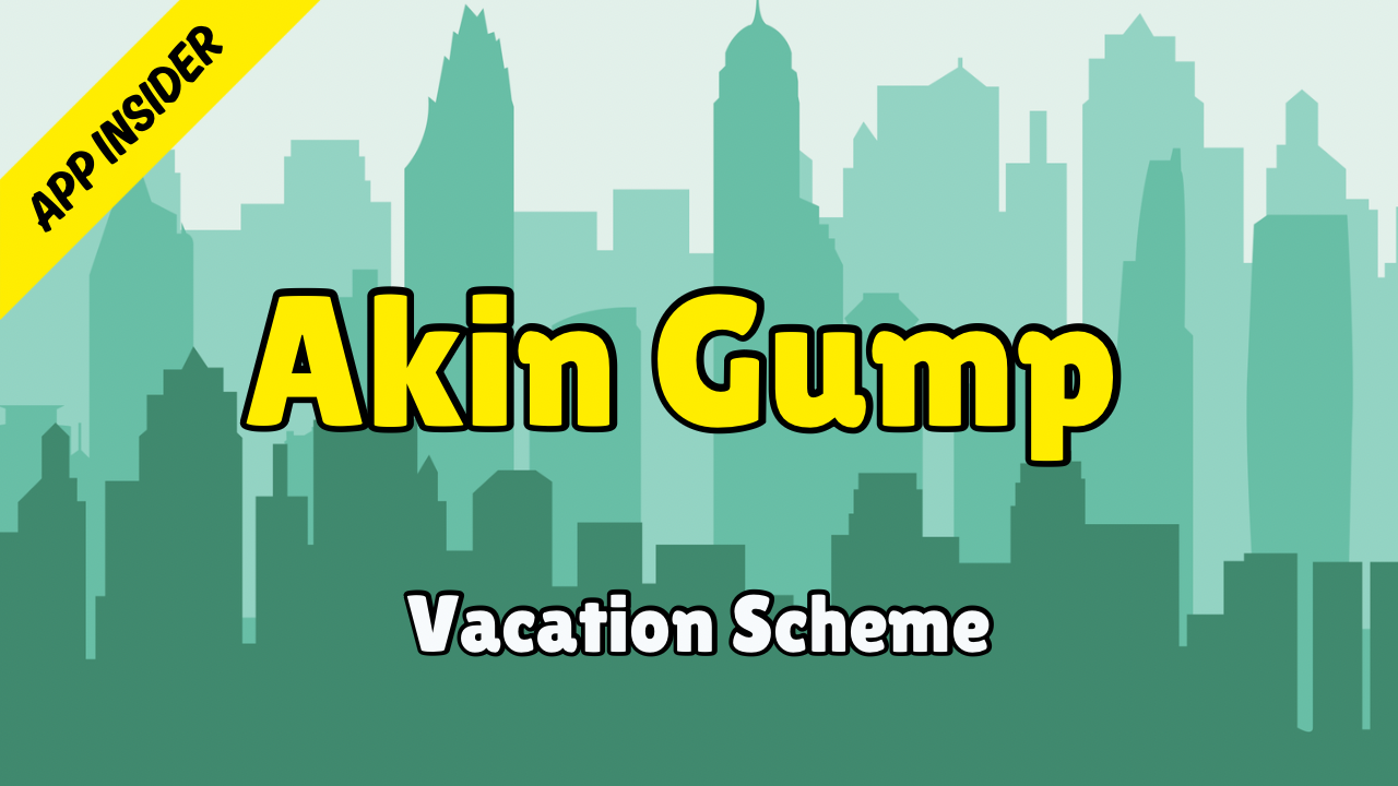 Akin - Application Insider (Vacation Scheme 2027)