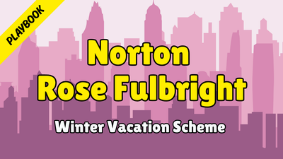 Norton Rose (Winter Vacation Scheme) - Playbook 2025
