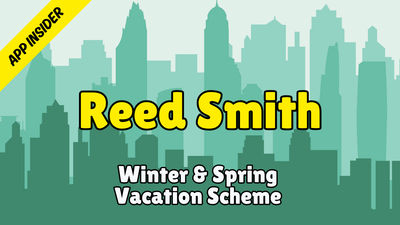 Reed Smith - Application Insider (Winter Vacation Scheme 2025)