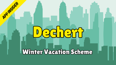 Dechert - Application Insider (Winter Vacation Scheme 2025)