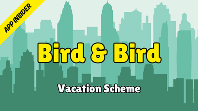Bird & Bird - Application Insider (Vacation Scheme 2026)
