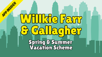 Willkie - Application Insider (Vacation Scheme 2026)