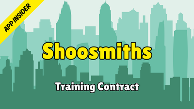 Shoosmiths - Application Insider (Training Contract 2028)